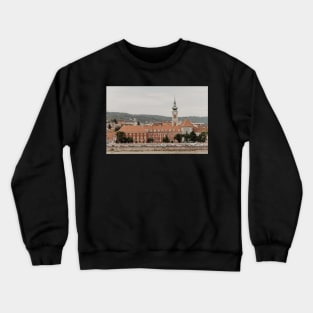 view of the old town in Budapest Crewneck Sweatshirt